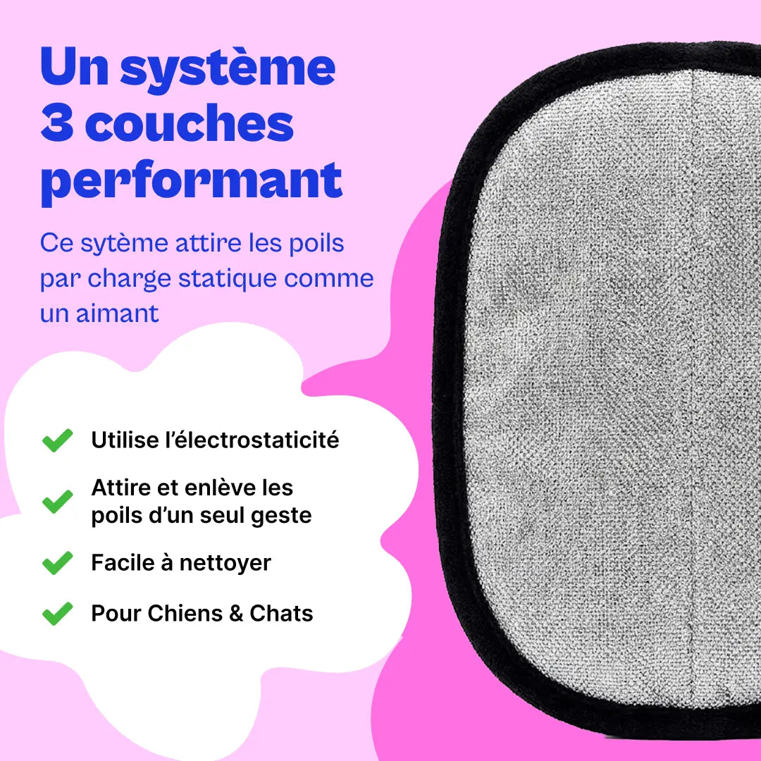 Gant Furr™  – Gant Attrape-Poils Réutilisable